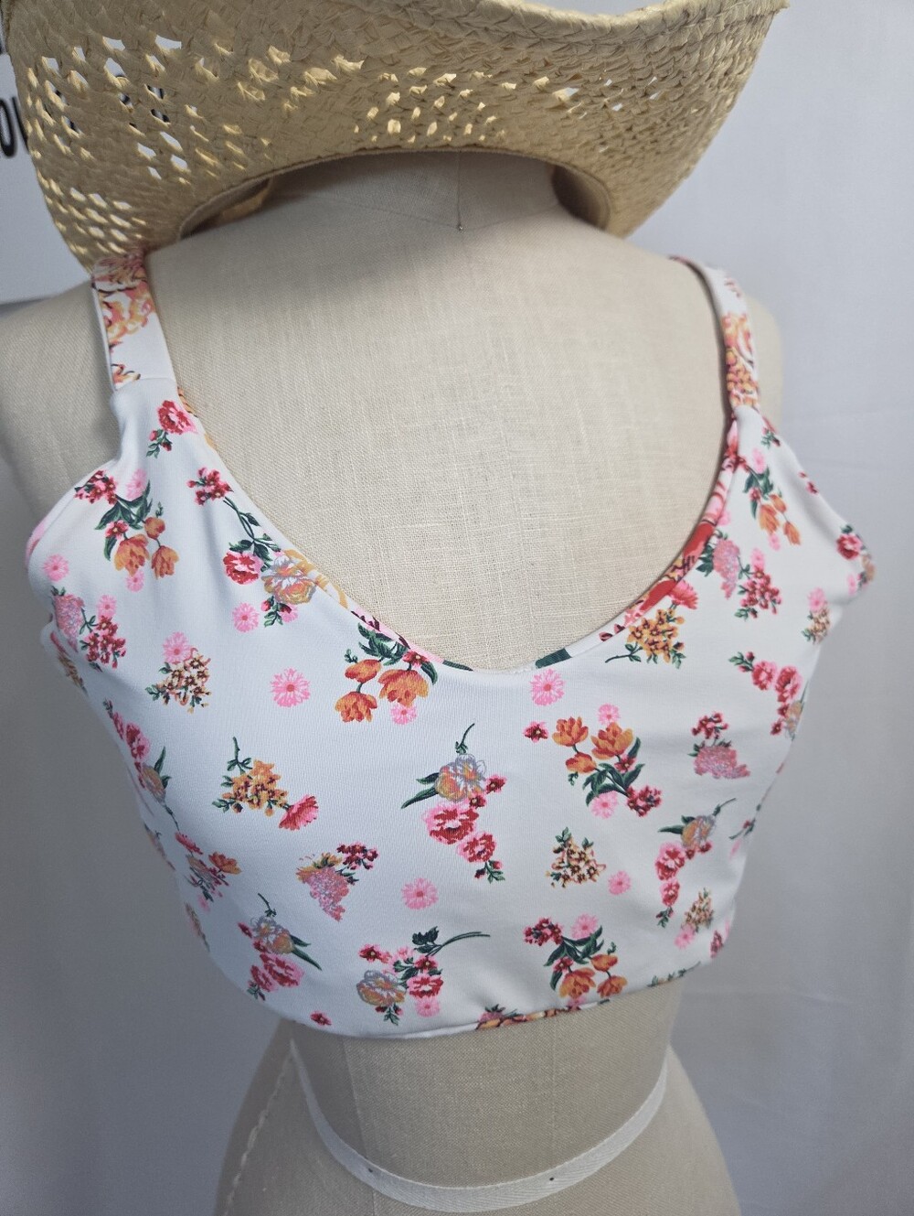 Maaji Floral Reversible Peony Bralette Bikini Top - Picture 6 of 9